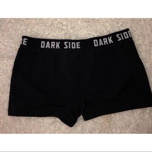 Forever 21 Star Wars “Dark Side” Spandex Shorts